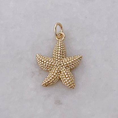 Gold Starfish - Charm