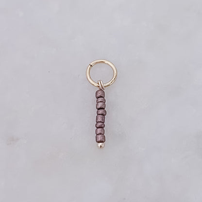 Brown Stack Beads - Charm