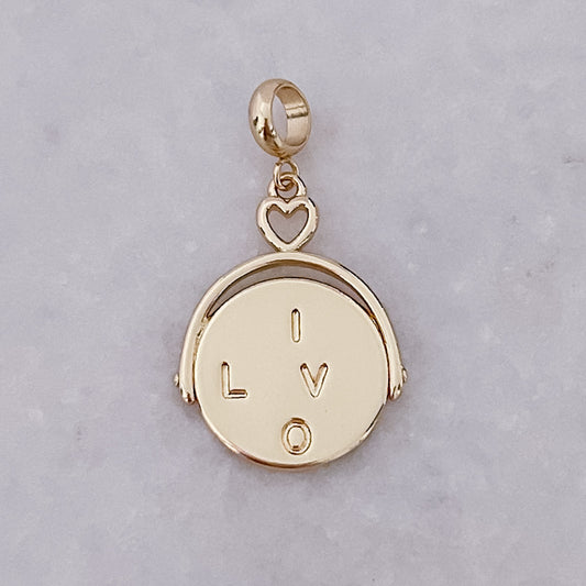 Love Coin Amulet Charm