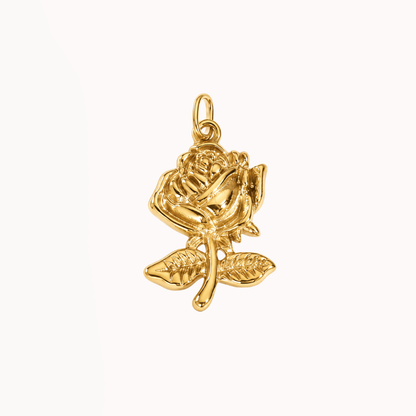 Gold Rose - Charm