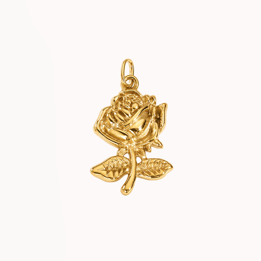 Gold Rose - Charm