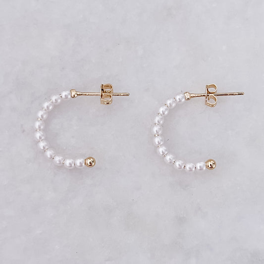 Pearl Hoops