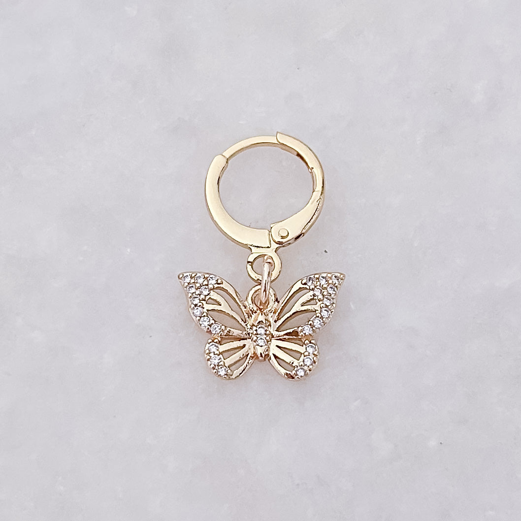 Belle Butterfly Tiny Hoop