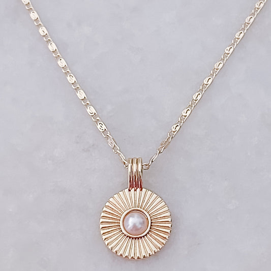 Pearl Coin Classic Necklace