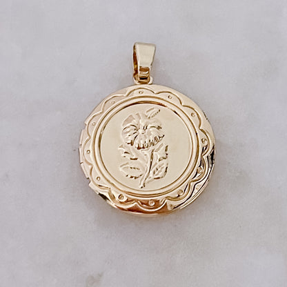 Rose Locket - Charm