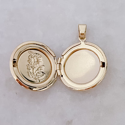 Rose Locket - Charm