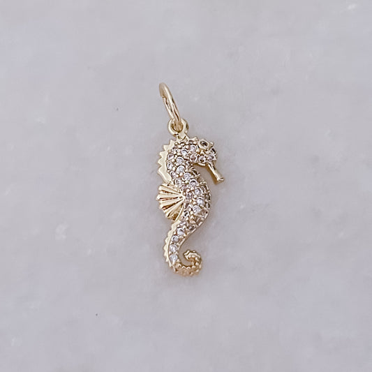Sparkling Seahorse - Charm